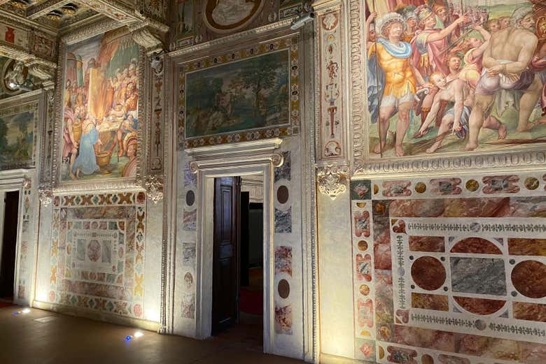 Particolare del Salone di Giustizia