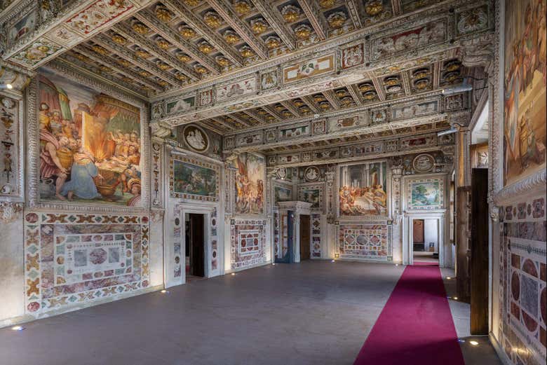 Panoramica del Salone di Giustizia