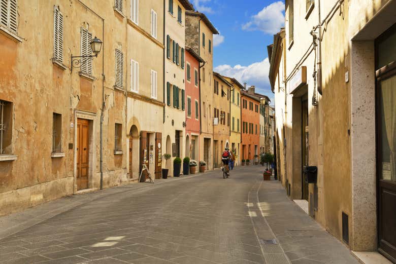 Passeando pelas ruas de San Quirico d’Orcia