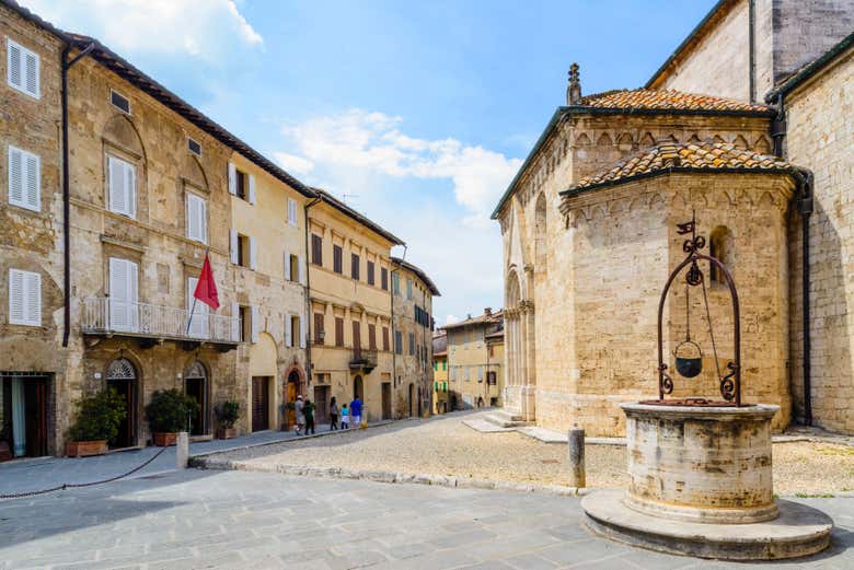 Desfrutando do tour privado por San Quirico d’Orcia