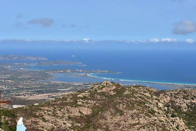Vue depuis le mont Nieddu