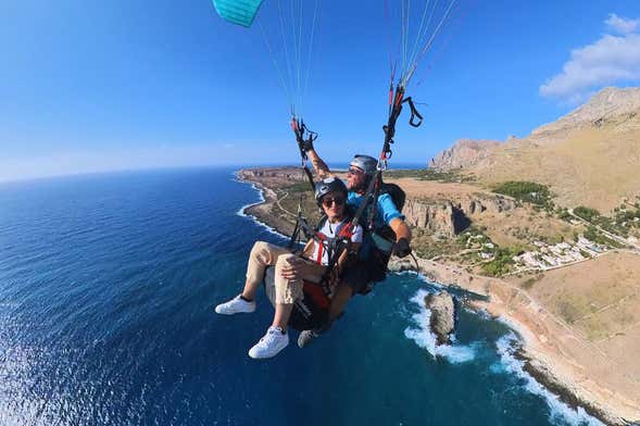 Vol en parapente au-dessus de Palerme