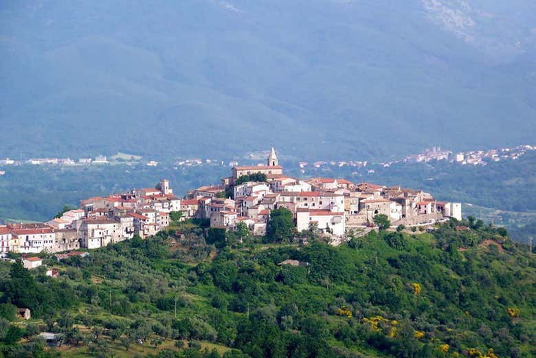 Trilha aquática pelo rio Volturno saindo de Sant’Agapito, Sant'Agapito