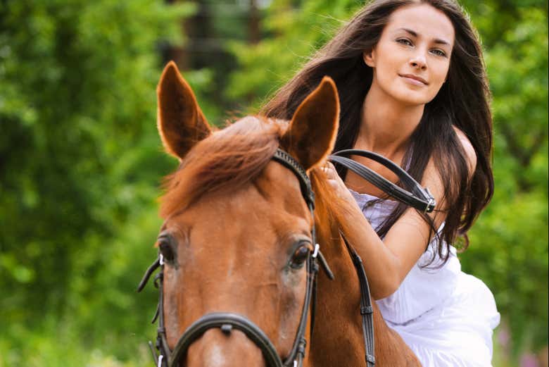 Imparando a montare a cavallo