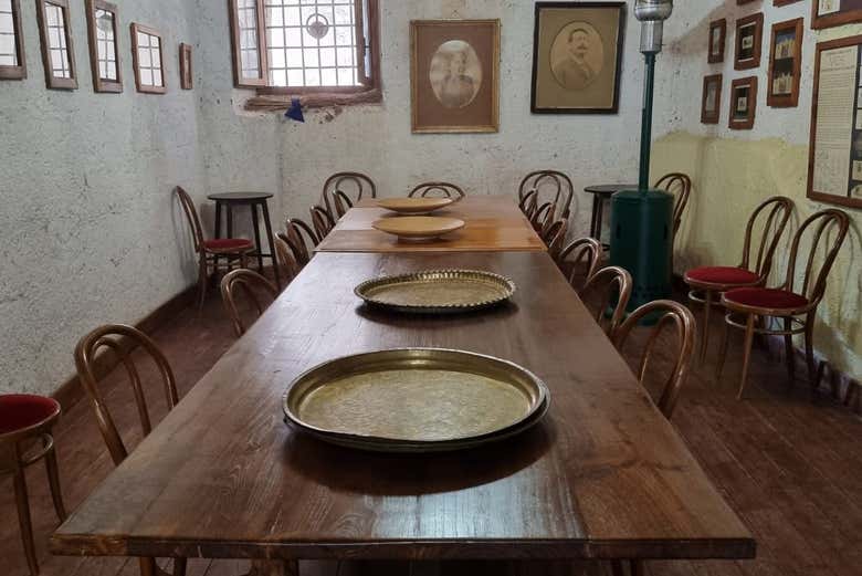 Tavolo per la degustazione