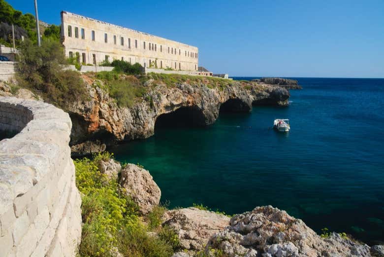 Mer et falaises à Santa Maria di Leuca