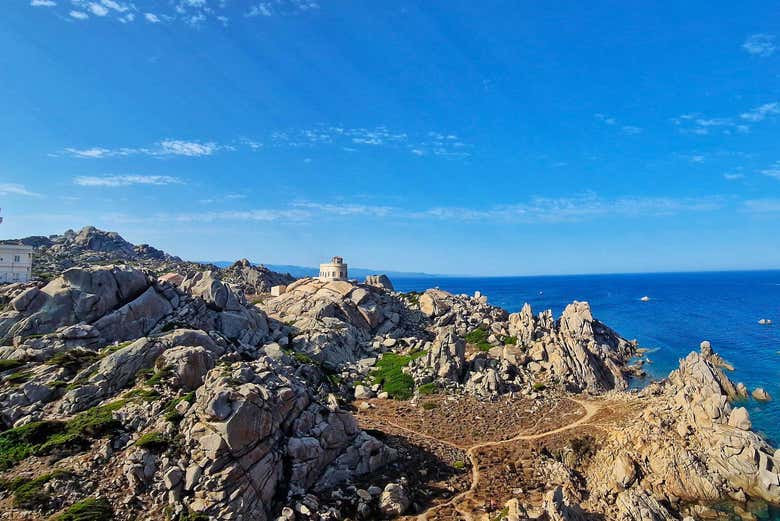 La Méditerranée en arrière-plan dans le Valle de la Luna