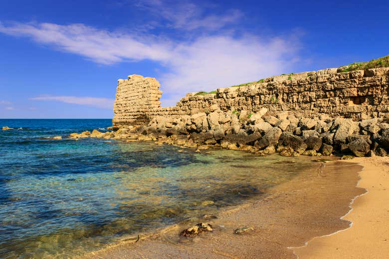 Wall from the Messapian period