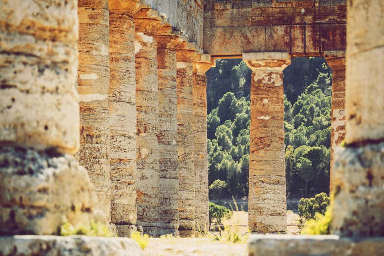 Visitando el parque arqueológico de Segesta