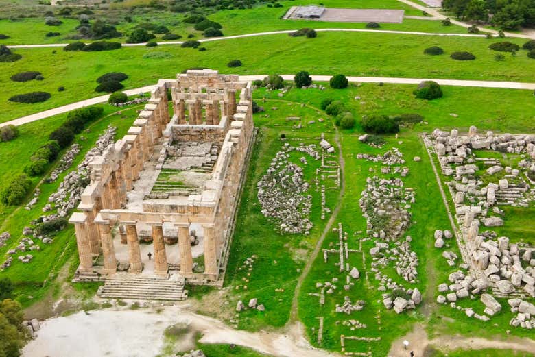 Bird's eye view of The Acropolis