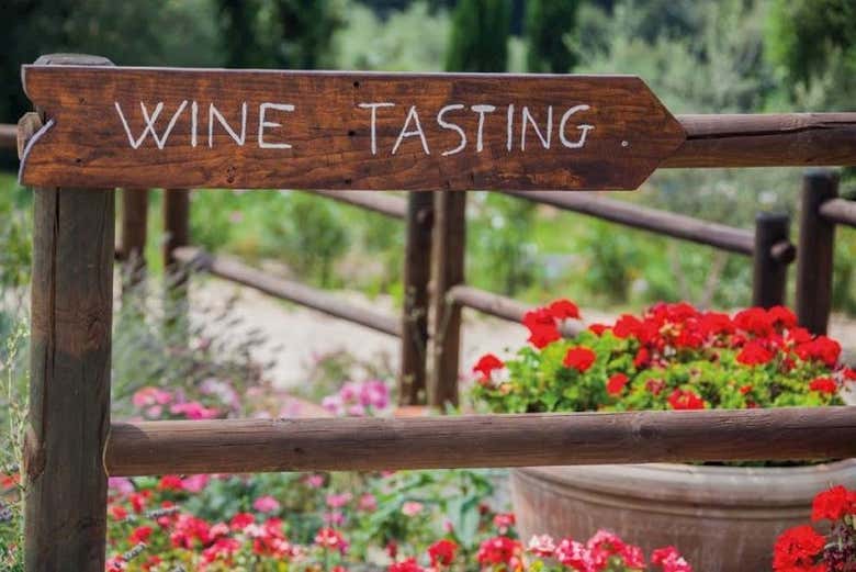 Entering the tasting room