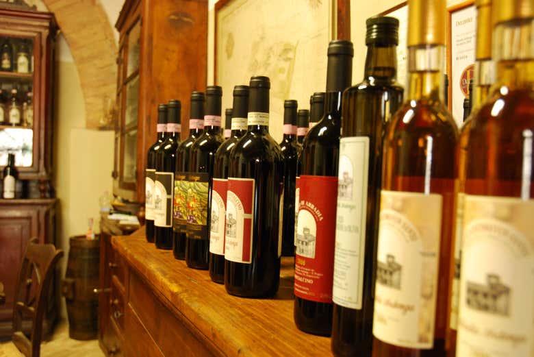 Brunello di Montalcino bottles