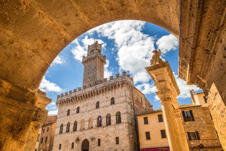 Piazza Grande, la plaza principal de Montepulciano