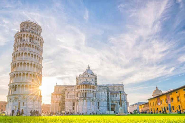 A famosa Piazza dei Miracoli, em Pisa