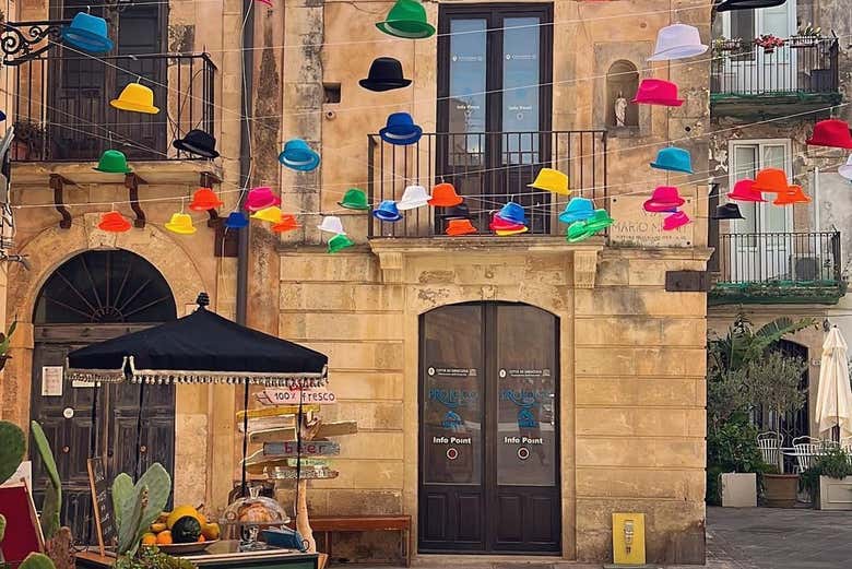 Scorcio del centro di Siracusa