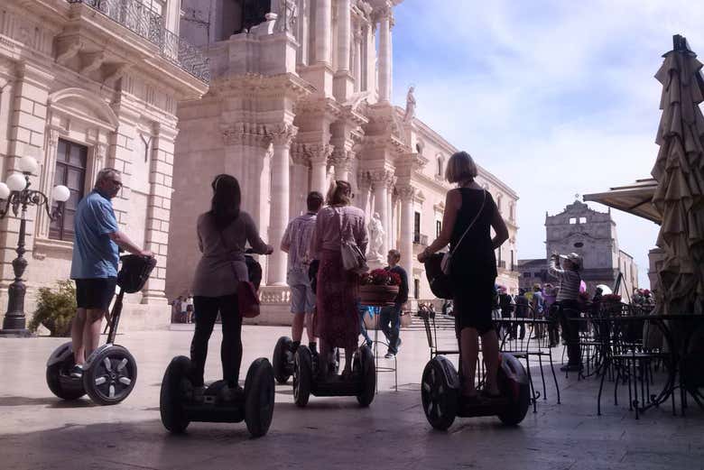 Percorrendo o centro de Siracusa