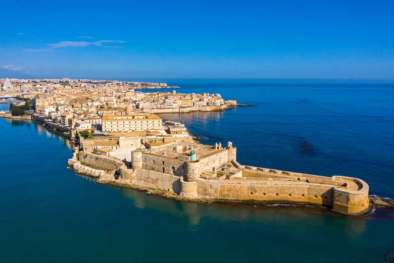 Vista aerea di Ortigia