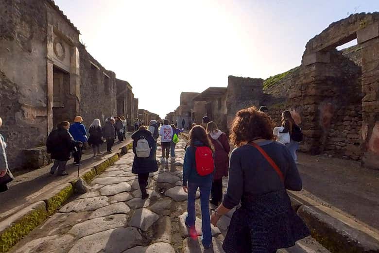 Caminando por Pompeya