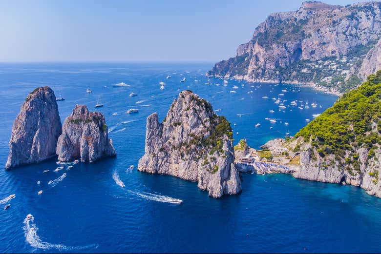 Formazioni rocciose della Costiera Amalfitana