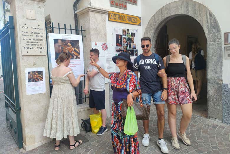 Una delle tappe del tour