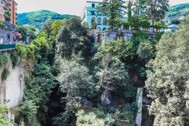 Vista panoramica del Vallone dei Mulini