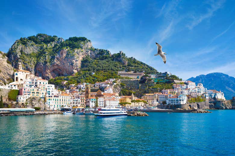 Vista su Amalfi