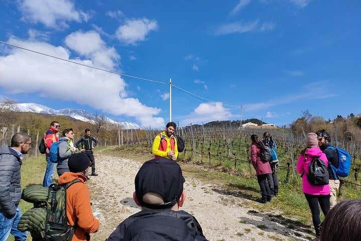 Les participants à l'écoute des explications du guide