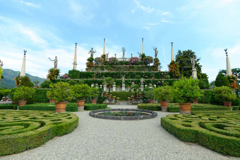 Otro de los jardines de isla Bella