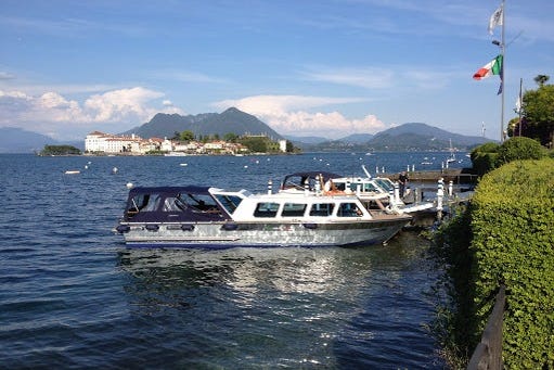 Excursión en barco privado por Lago Mayor