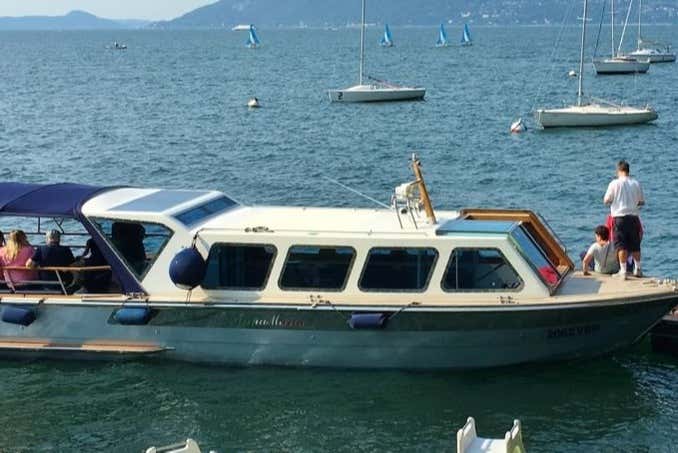 El barco durante la actividad