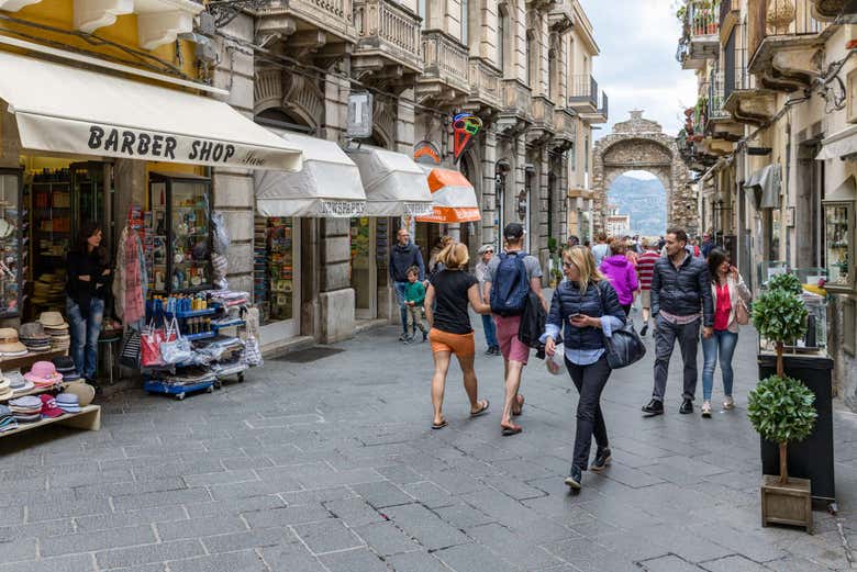 Corso Umberto, em Taormina