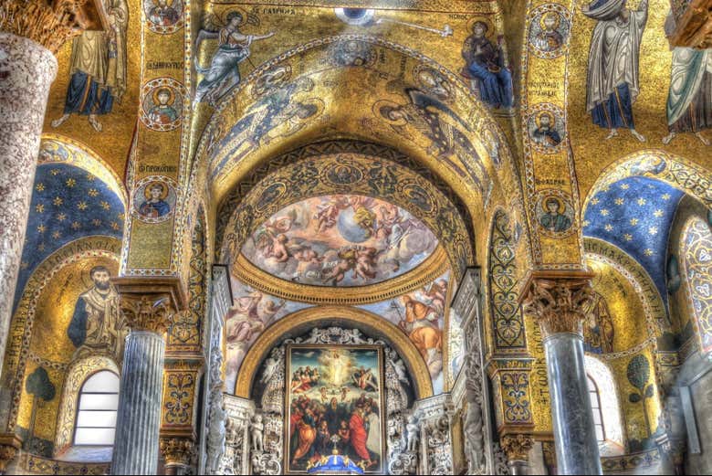Interior da igreja Martorana