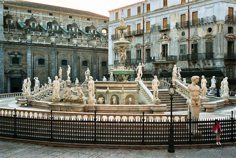 A bela praça Pretoria