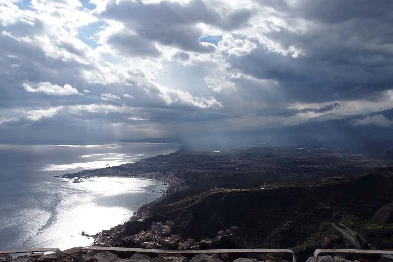 Panorama dal Castello di Taormina