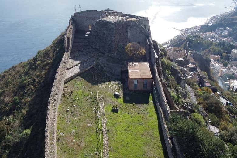 Vista aérea da fortaleza