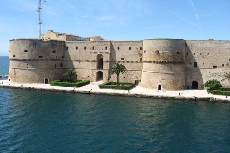 Panoramic view of the Castello Aragonese