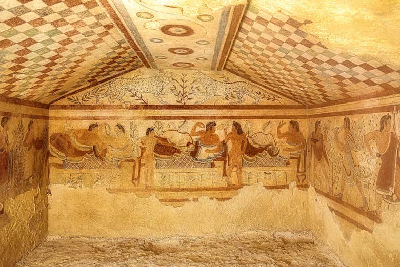 Frescos de la Necrópolis de Monterozzi
