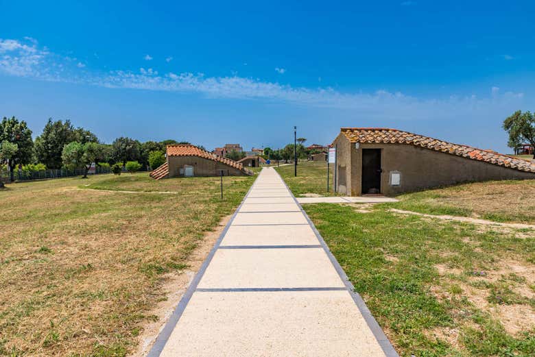 Etruscan graves in Tarquinia