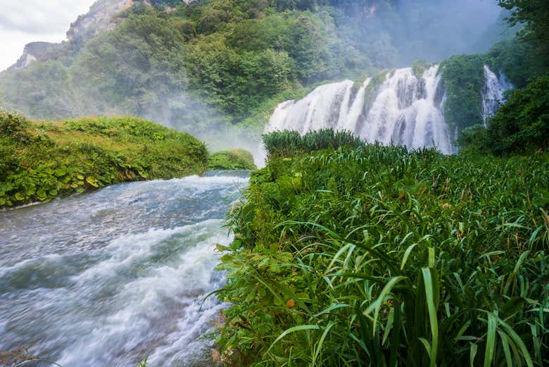 Particolare delle cascate