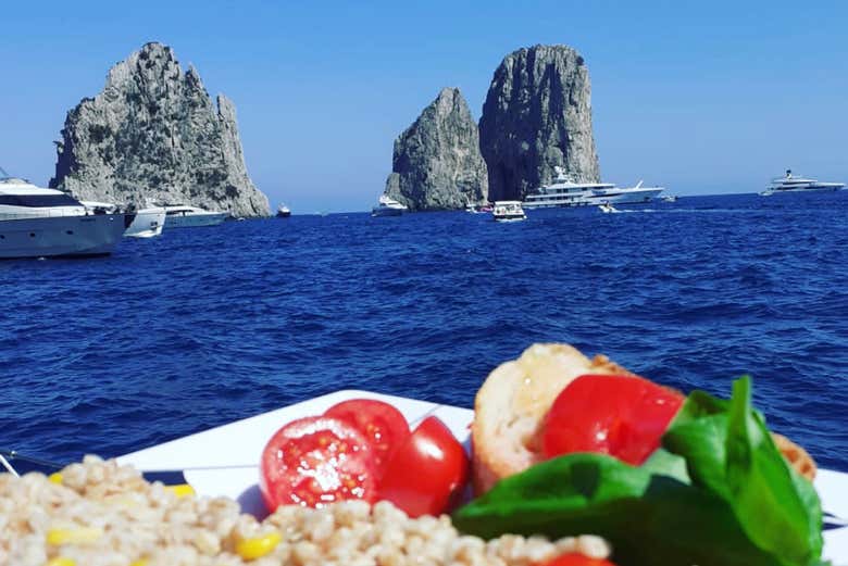 Enjoy a local aperitif onboard