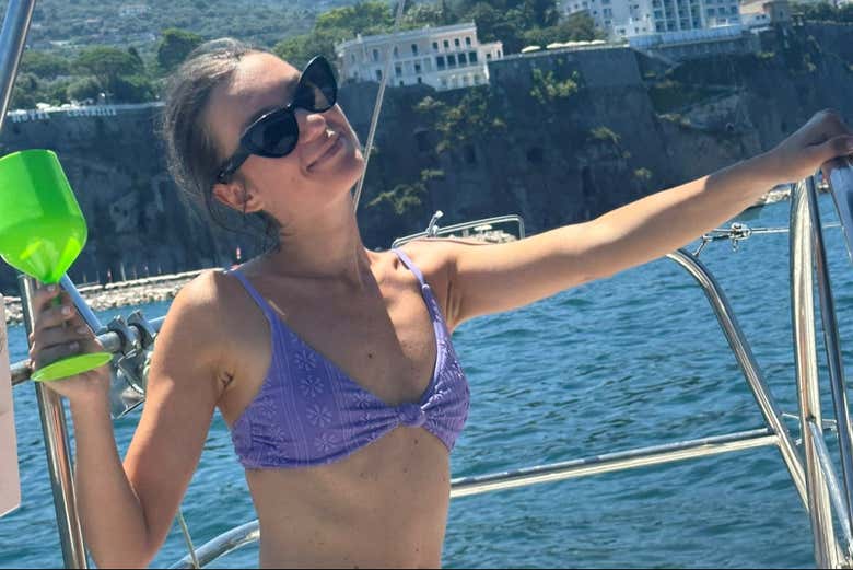 Raise your glass as the boat glides over the waves