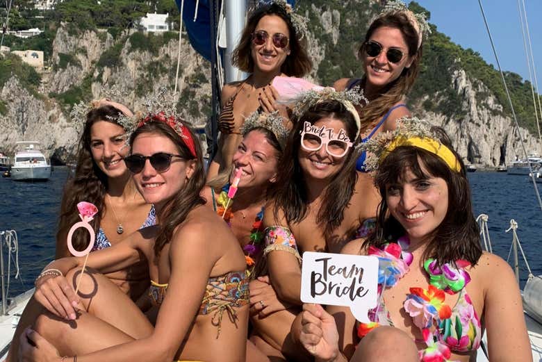 Celebrate with your friends on a boat