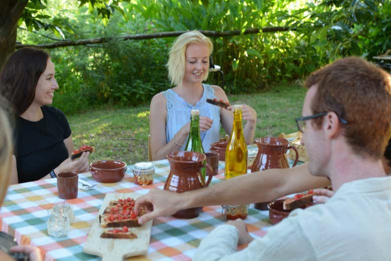 Durante la degustazione