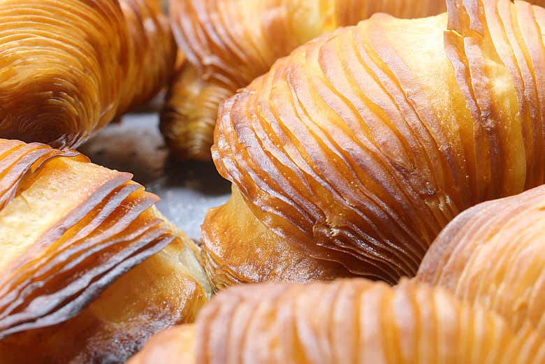 Crujientes sfogliatelle