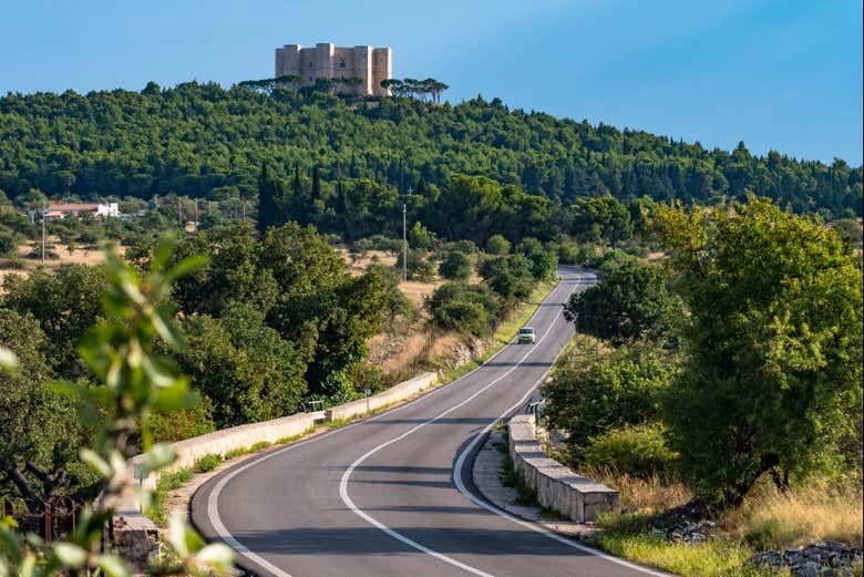 Le château offre une vue spectaculaire sur les Pouilles