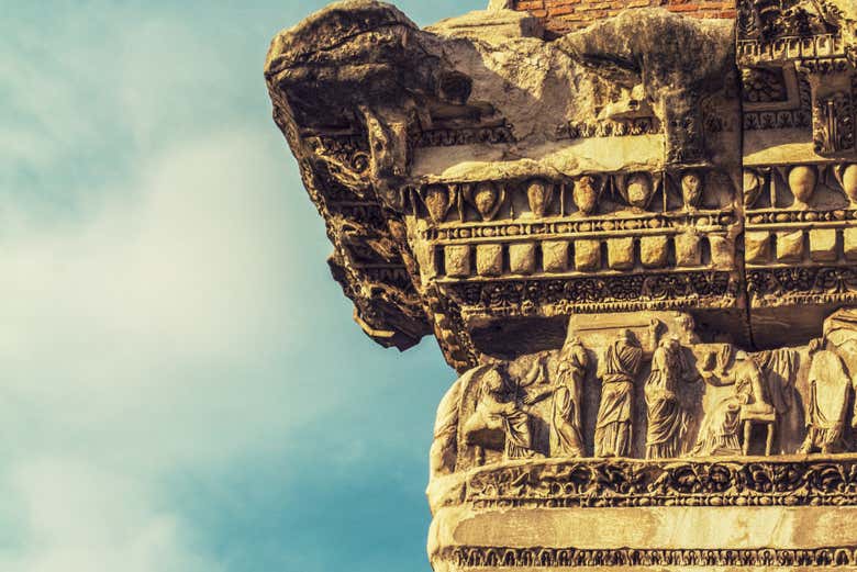 Capiteles de los templos de Selinunte
