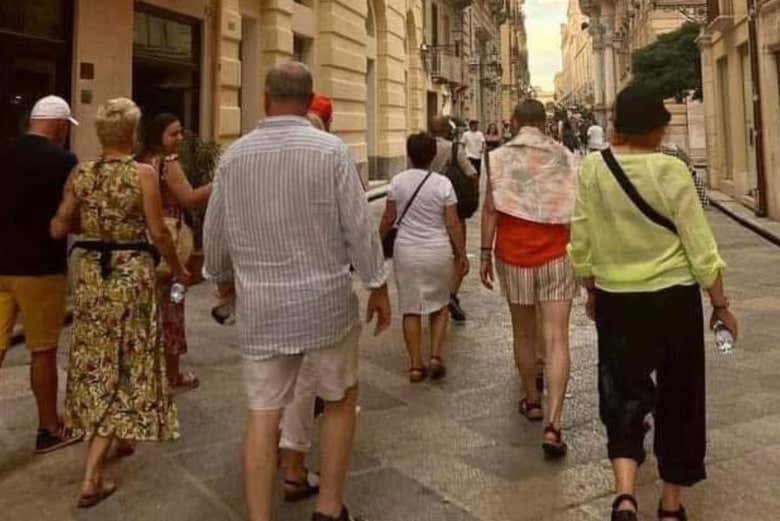 Recorriendo el centro de Trapani