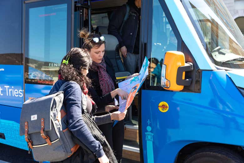 Itinéraire du bus touristique