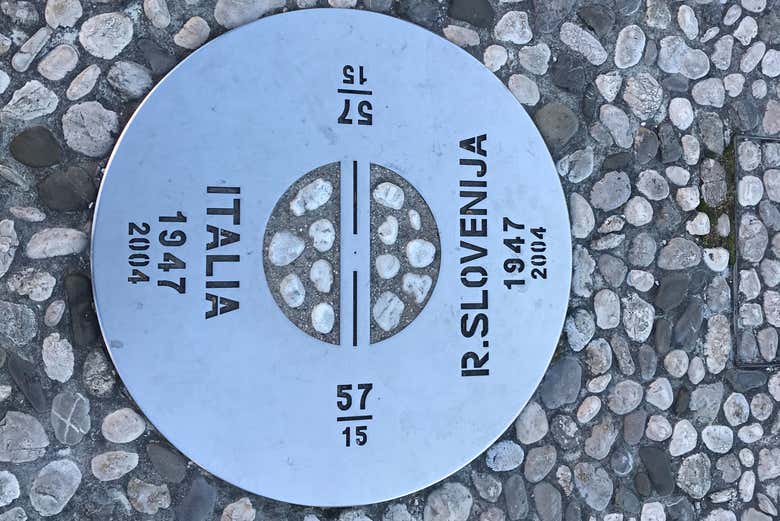 Il confine tra Italia e Slovenia