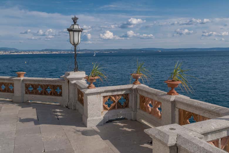 Um dos mirantes de Trieste